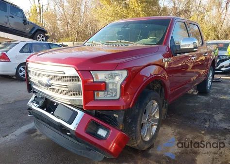 2016 Ford F-150 Platinum z USA, uszkodzony, nr VIN 1FTEW1EF4GFA59504